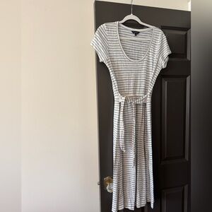Lucky Brand Striped Midi Dress